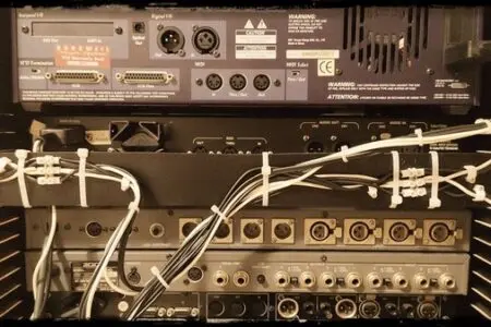 Rack electric cable management